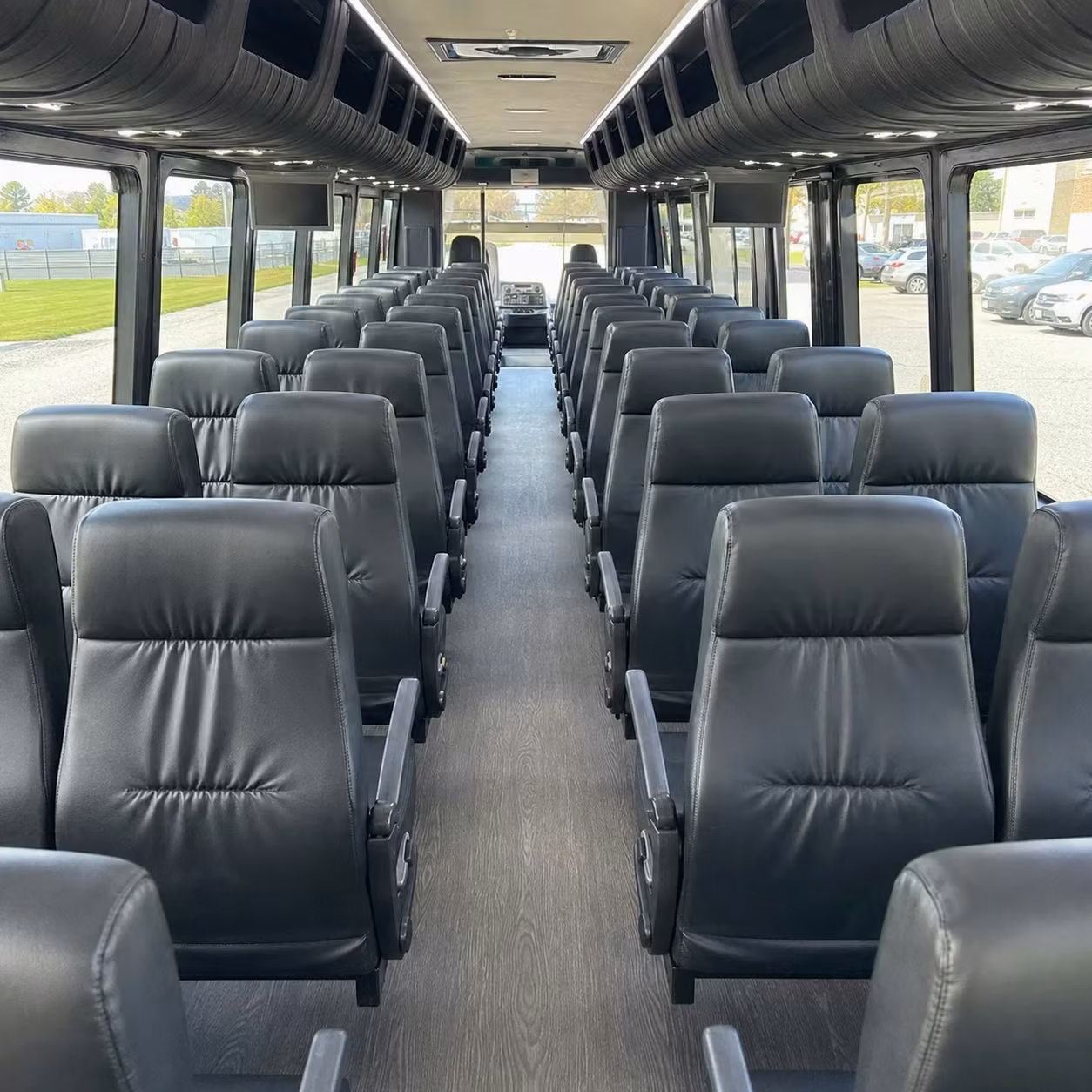 25 passenger minibus interior