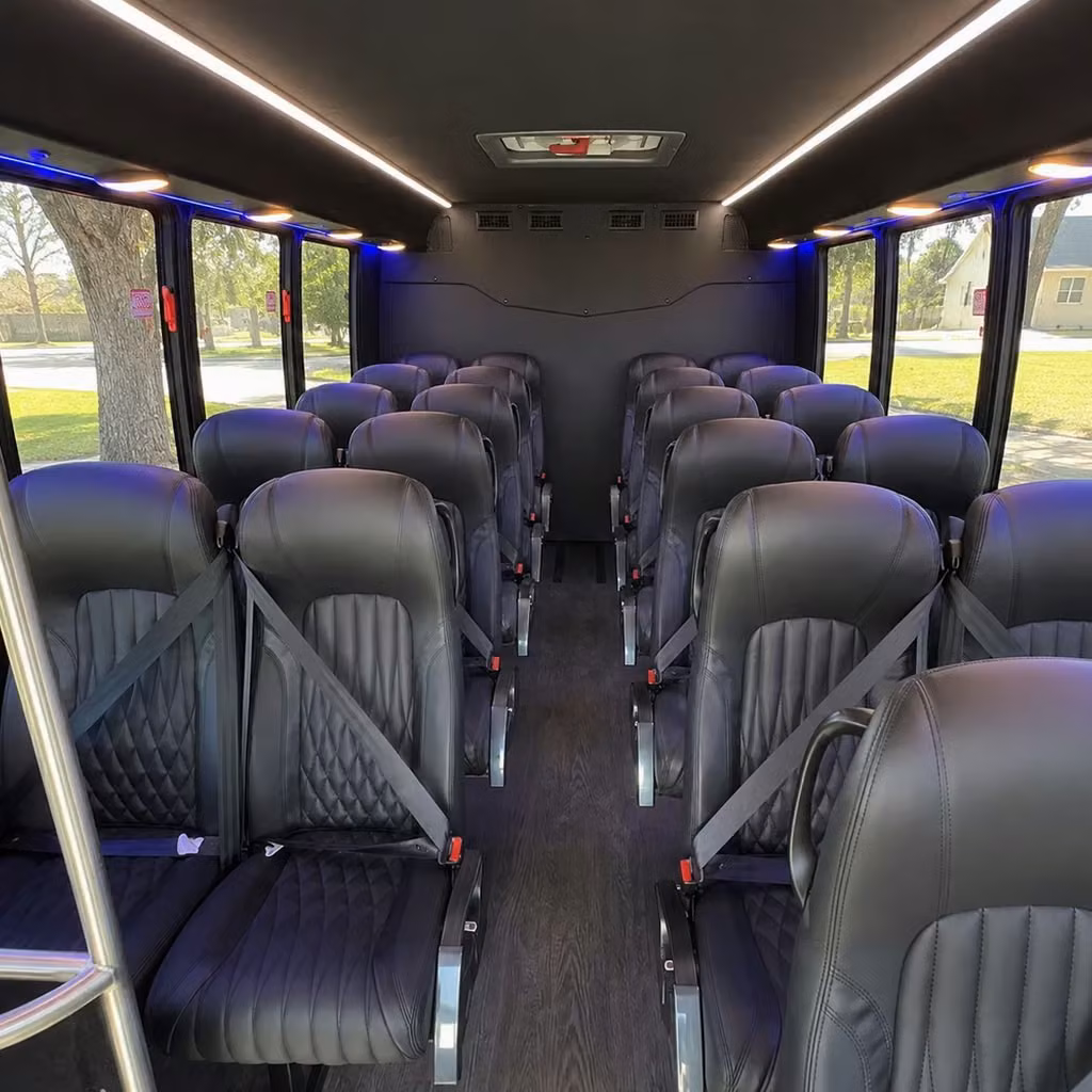 30 passenger minibus inside