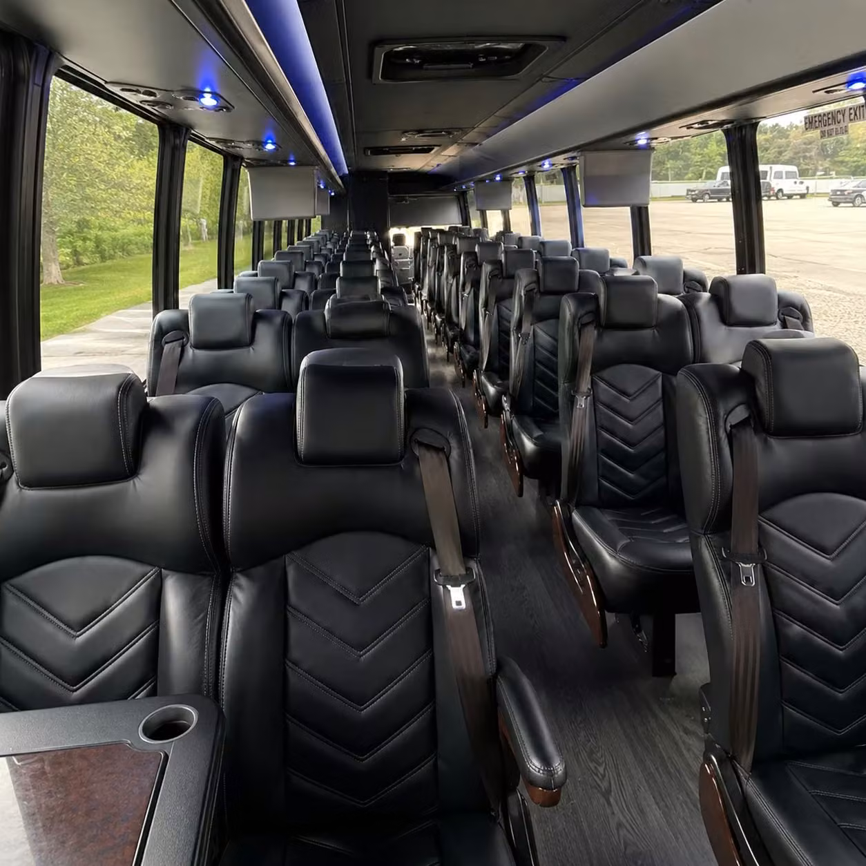 35 passenger minibus interior