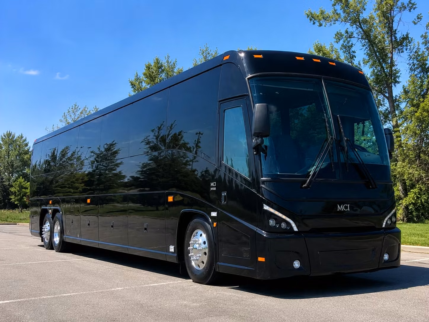 56 passenger charter bus