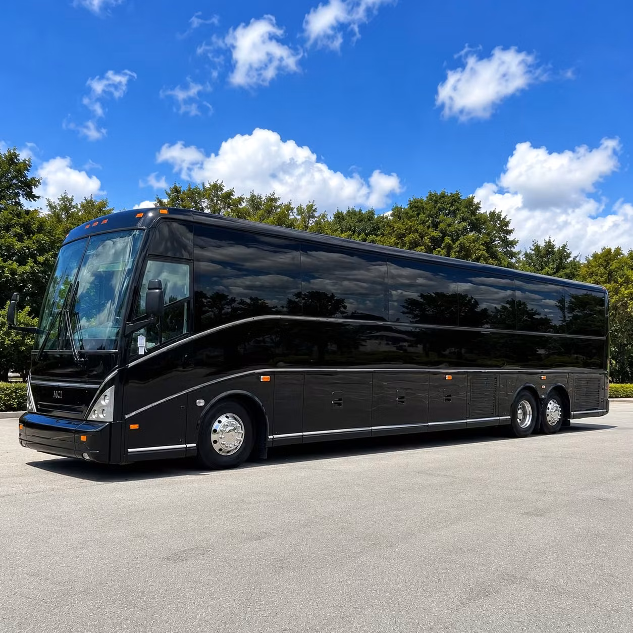 chandler charter bus rental exterior