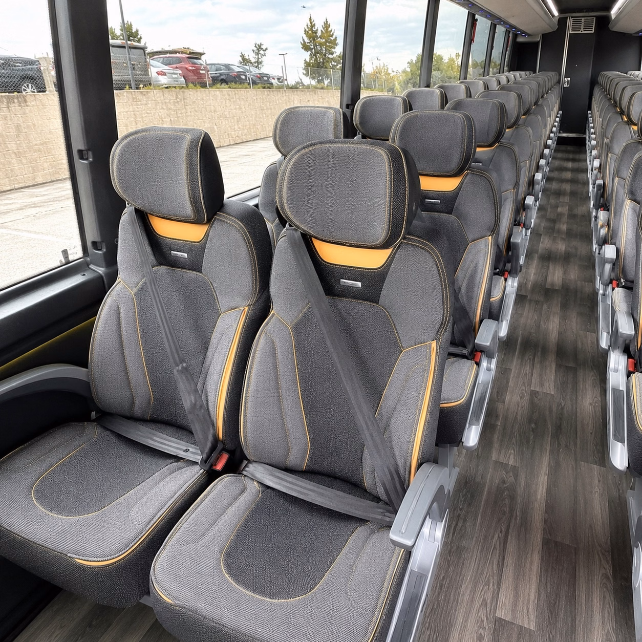 chandler charter bus rental inside