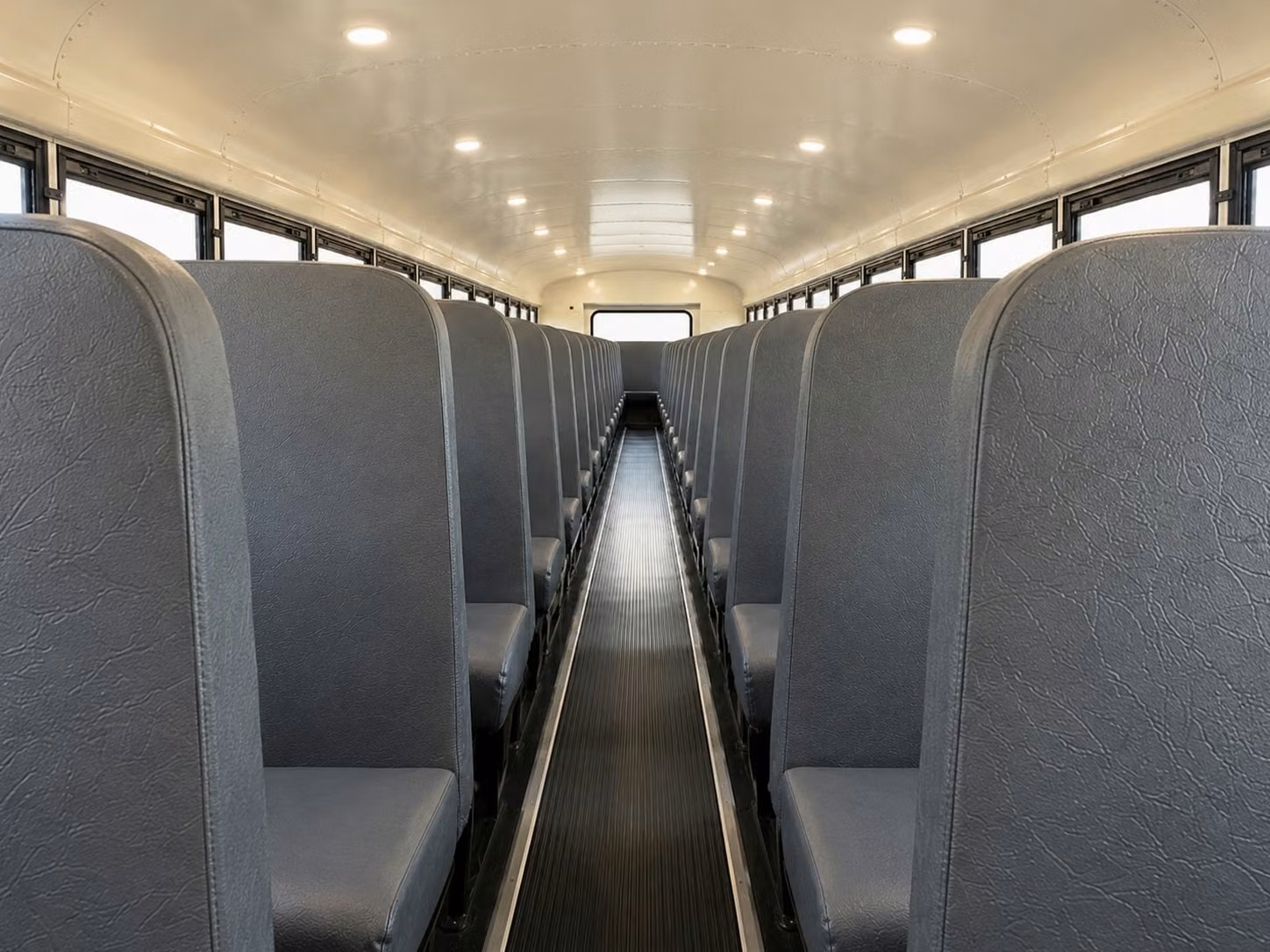 school bus inside